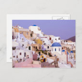 サンセットアット油サントリーニ2 ポストカード (正面/裏面)