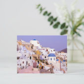 サンセットアット油サントリーニ2 ポストカード (スタンド正面)