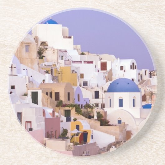 サンセットアット油、サントリーニ2 コースター (正面)