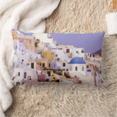 サンセットアット油、サントリーニ2 ランバークッション (ブランケット)