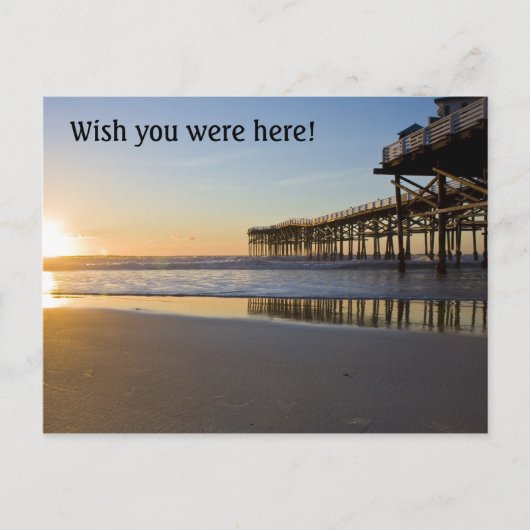 サンセットアット海桟橋 ポストカード (正面)