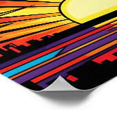 サンセットアポップ・アートのート ポスター (角)