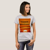 サンセットアルメニアTシャツ Tシャツ (正面フル)