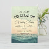 サンセットアンドマウンテンヒルズダブルバースデーパーティー 招待状 (スタンド正面)