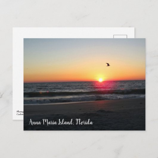 サンセットアンナマリアアイランドフロリダ旅行 ポストカード (正面/裏面)