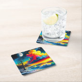 サンセットアート スクエアペーパーコースター (インサイチュ)