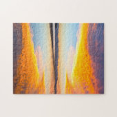 サンセットイエローストーン。 ジグソーパズル (横)