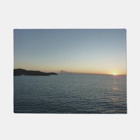 サンセットインアンティグアIIアイランドシースケープ ドアマット (正面)