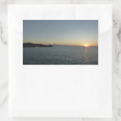 サンセットインアンティグアIIアイランドシースケープ 長方形シール (バッグ)