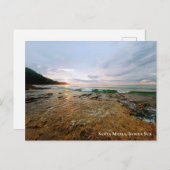 サンセットインスソビーチサンタマリアイロコススール ポストカード (正面/裏面)