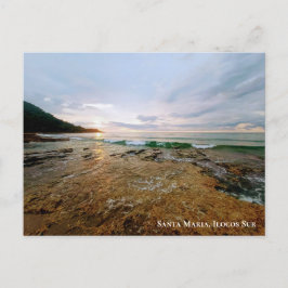 サンセットインスソビーチサンタマリアイロコススール ポストカード