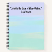 サンセットインスパイアやる気を起こさせる緩和曲線 ノートブック (正面)