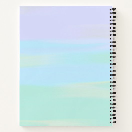 サンセットインスパイアやる気を起こさせる緩和曲線 ノートブック (裏面)