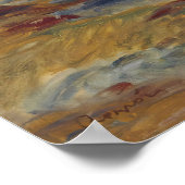 サンセットインドゥアルネエスファインアート風景 ポスター (角)