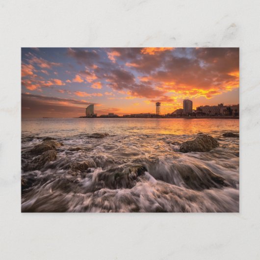 サンセットインバルセロナ ポストカード (正面)