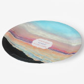 サンセットインパステルズイベント ペーパープレート (アングル)