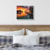 サンセットインボラボラ キャンバスプリント (インサイチュ (寝室))