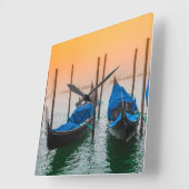 サンセットインヴェネツィア スクエア壁時計 (傾斜)