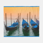 サンセットインヴェネツィア フリースブランケット (正面(横))