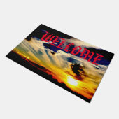 サンセットウェルカム ドアマット (アングル)