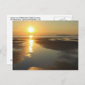 サンセットウェルフリートベイワイルドライフサンクチュアリーケープコッド ポストカード (正面/裏面)