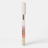 サンセットウェーブイニシャル iPhoneケース (右側面)