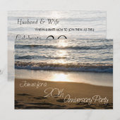 サンセットウェーブ 20周年 招待状 (正面/裏面)