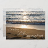 サンセットウェーブ 25周年招待状 招待状 (正面/裏面)