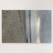 サンセットウエストウィッタービーチチチェスターサセックスUK ジグソーパズル (横)