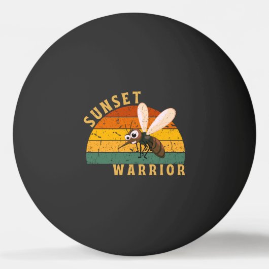 サンセットウォリアー 卓球ボール (正面)