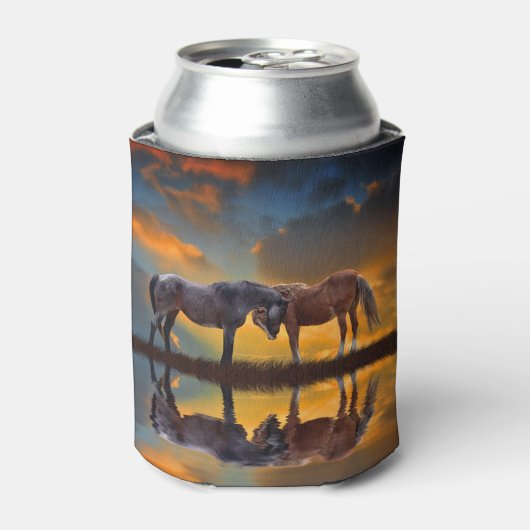 サンセットウォーターの南西部の馬 缶クーラー (缶正面)