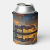 サンセットウォーターの南西部の馬 缶クーラー (缶裏面)