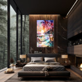 🎨サンセットウォールアート🌅 キャンバスプリント