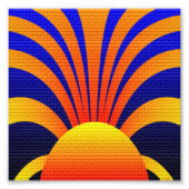 サンセットウォール フォトプリント            (正面)