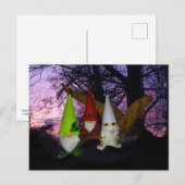 サンセットウッドランド格言ホリデーポストカード シーズンポストカード (正面/裏面)