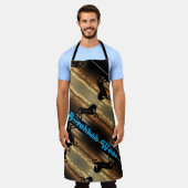 サンセットウマエプロン エプロン (着用した状態)