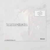 サンセットウマ荷車を引くズバイトマス・ギンズボロー ポストカード (裏面)