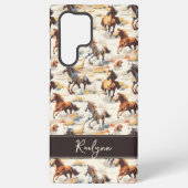 サンセットウマ SAMSUNG GALAXYケース (裏面)