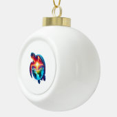 サンセットウミガメ セラミックボールオーナメント (右)