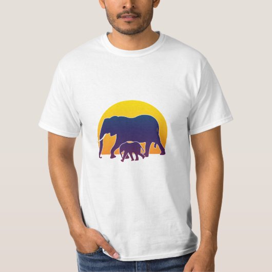 サンセットエレファンツ Tシャツ (正面)