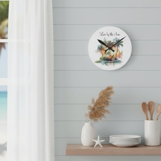 サンセットオアシス オーダーメイド ラウンド壁時計