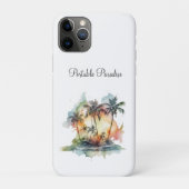 サンセットオアシス オーダーメイド Case-Mate iPhoneケース (裏)