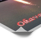 サンセットオカヴァンゴデルタ –  ポスター (角)