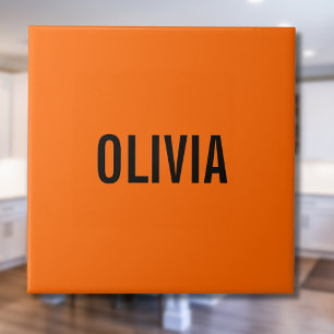 サンセットオレンジモダン色の名前  トレンディーミニマル タイル