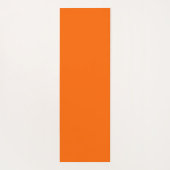 サンセットオレンジモダン色の名前 |トレンディーミニマル ヨガマット (裏面)