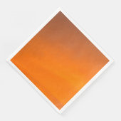 サンセットオレンジ抽象芸術アート紙ディナーナプキンス (コーナー)