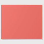 サンセットオレンジ無地の色 ラッピングペーパー (フラット)