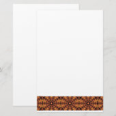 サンセットオレンジ 便箋 (正面/裏面)