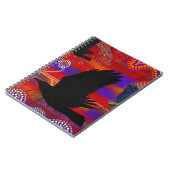 サンセットオンウェンドウリーオーストラリア先住民アート ノートブック (左側)