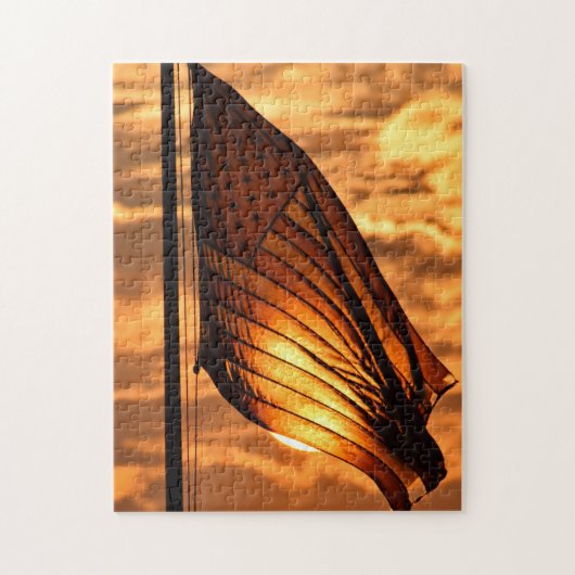 サンセットオンオールドグローリーパズル ジグソーパズル (縦)